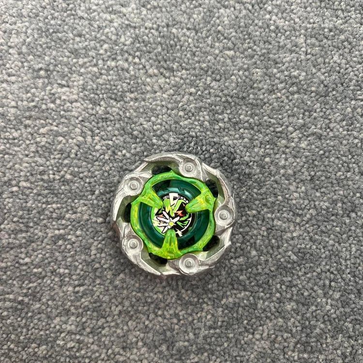 Green Spinning Top Toy Parts 2